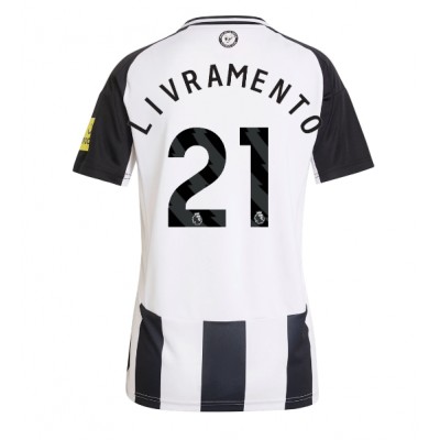 Ženski Nogometni dresi Newcastle United Tino Livramento #21 Domači 2024-25 Kratek Rokav Ženski Nogometni dresi Newcastle United Tino Livramento #21 Domači 2024-25 Kratek Rokav